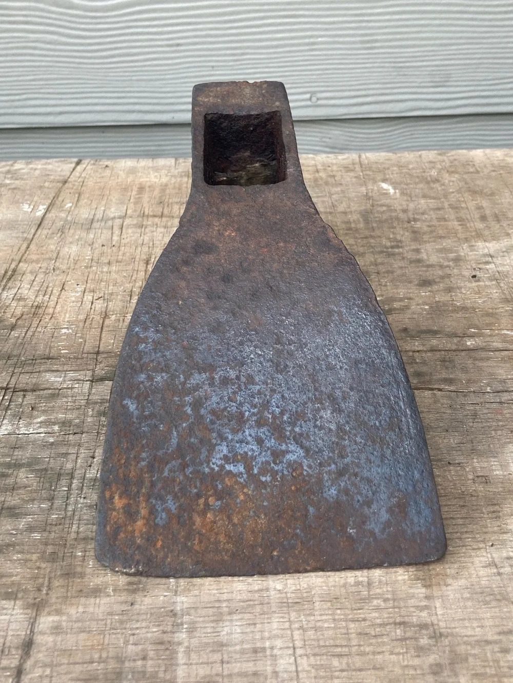 Old Axe Blade No Handle Rusty 9.5” Long